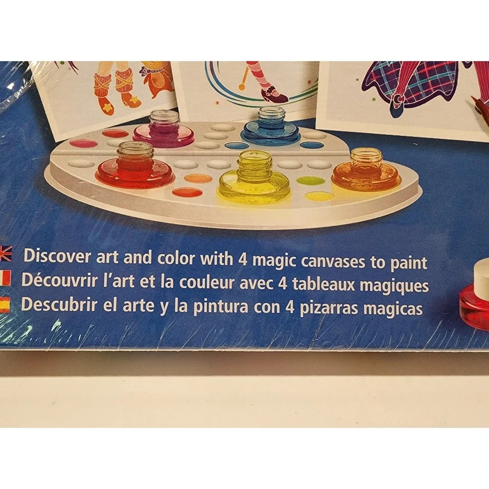 SentoSphere Aquarellum Junior‎ - Magical Girls - embossed canvas kit - NIB